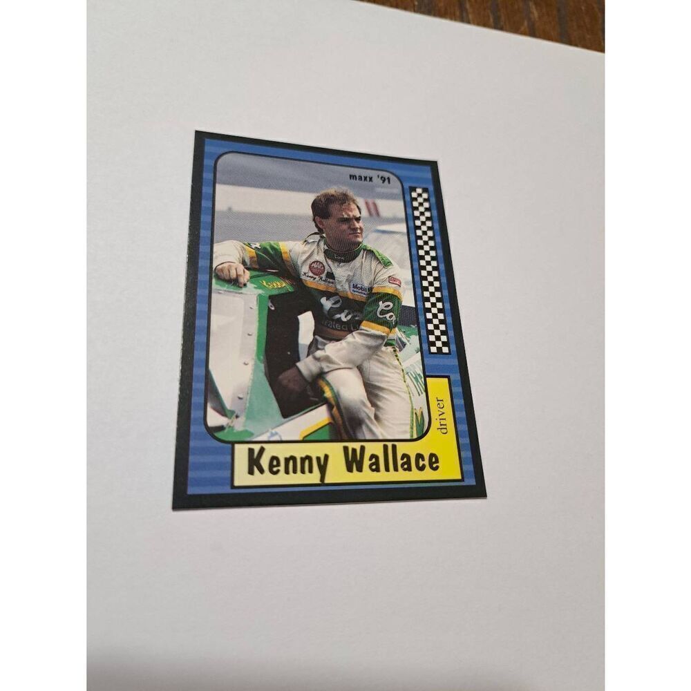 Vintage 1991 Maxx Kenny Wallace #39 Race Car Nascar Trading Card